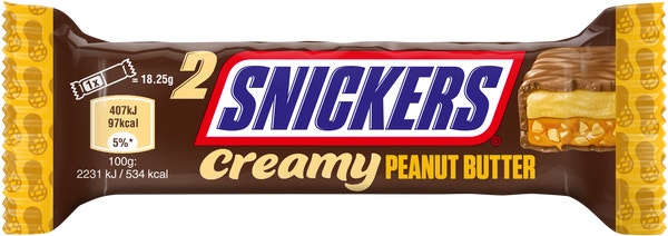 Snickers Creamy Peanut Butter 36,5g