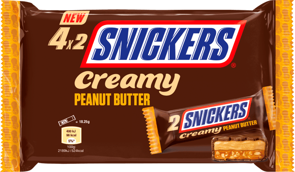 Snickers Creamy Peanut Butter Wielopak