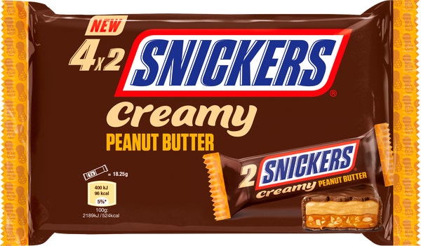 Snickers Creamy Peanut Butter Wielopak