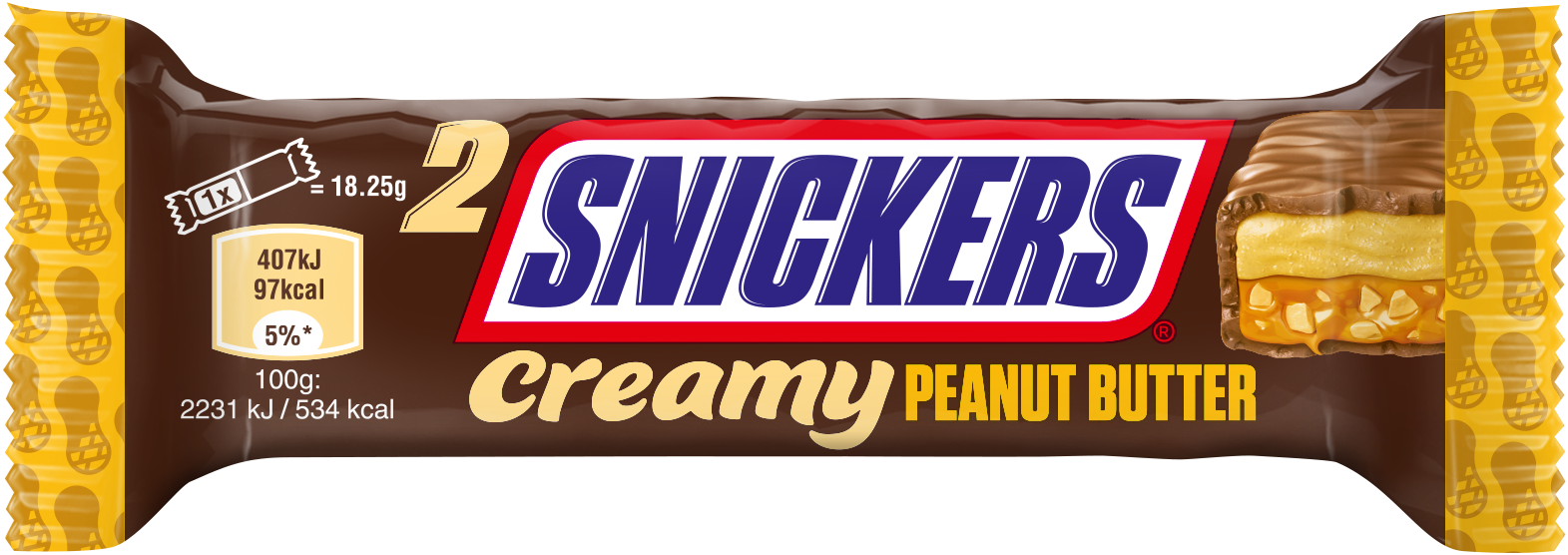 Snickers Creamy Peanut Butter 36,5g SNICKERS®